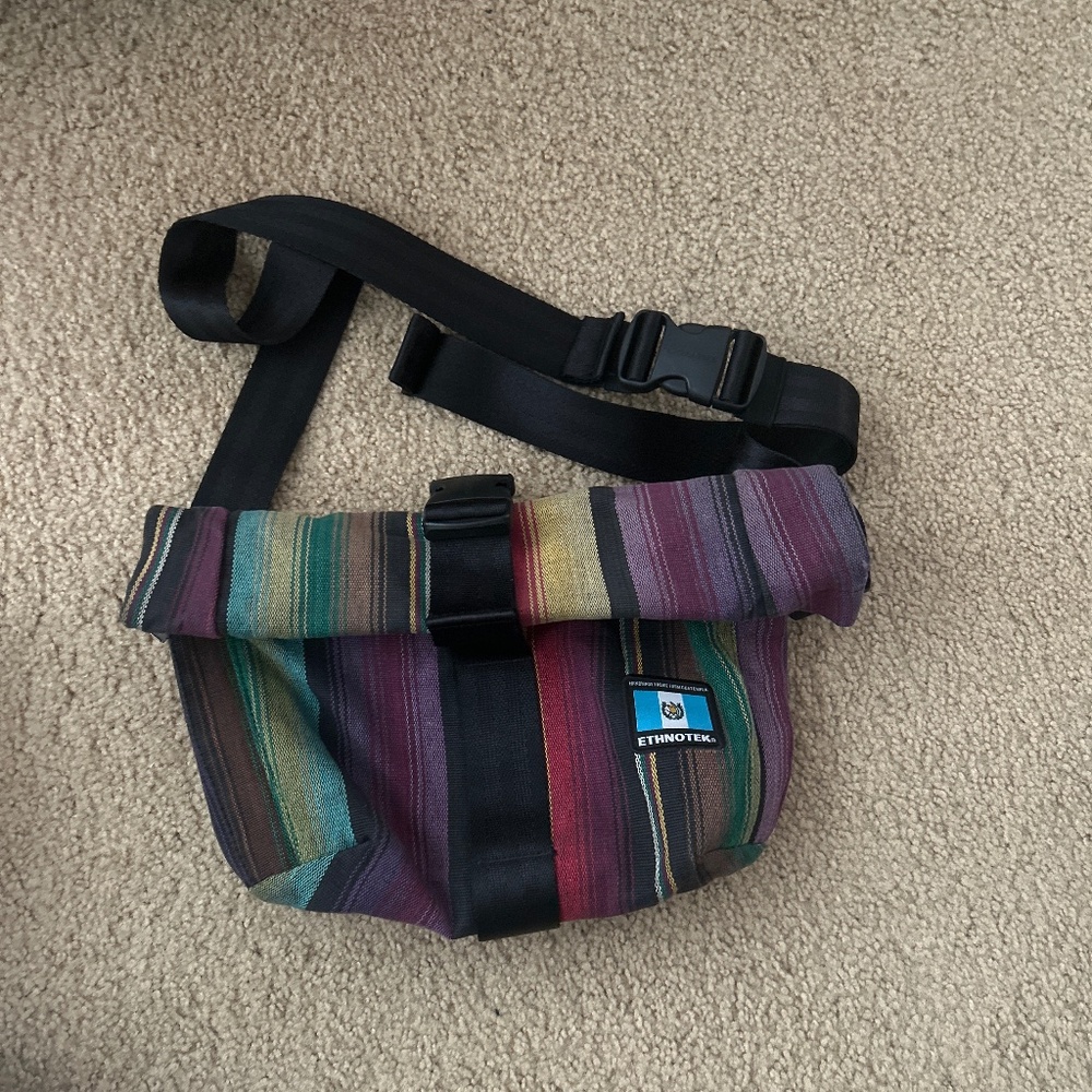 Ethnotek Rolltop Crossbody Bag